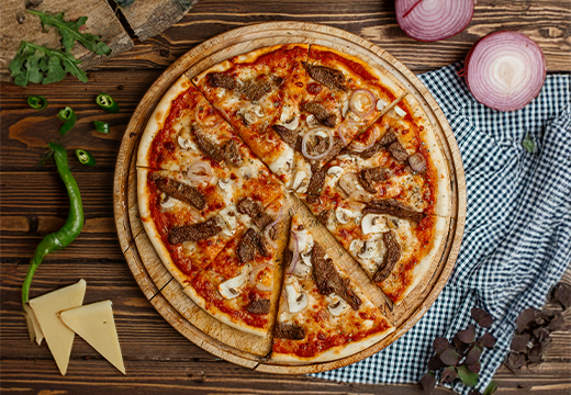 Kavurmalı Pizza