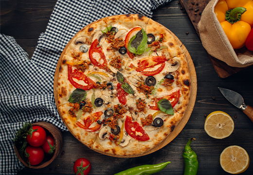 Vejeteryan Pizza